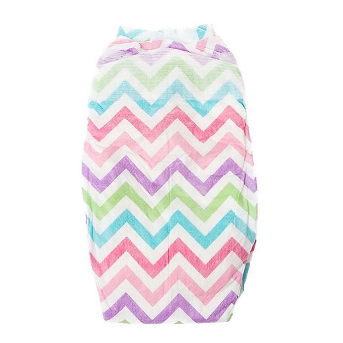 slide 4 of 4, The Honest Company Honest Size 3 Diapers - Bloom/Chevron Patterns, 68 ct