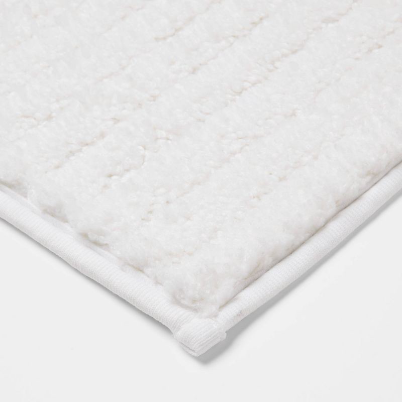 slide 3 of 4, 2pk Quick Dry Bath Rug Set White - Threshold™, 2 ct