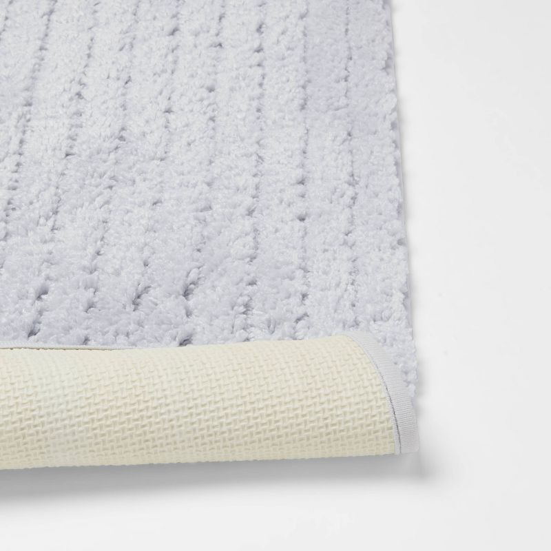 slide 4 of 4, 2pk Quick Dry Bath Rug Set Light Gray - Threshold™, 2 ct
