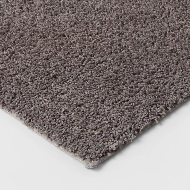 slide 3 of 4, 22"x60" Antimicrobial Bath Runner Dark Gray - Threshold™, 1 ct