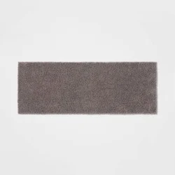 22"x60" Antimicrobial Bath Runner Dark Gray - Threshold™