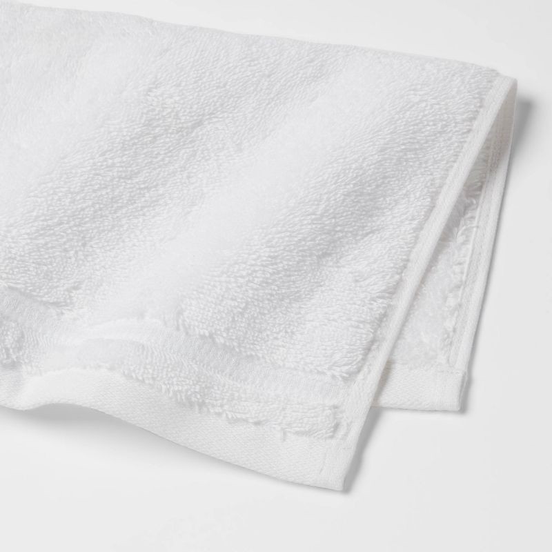 slide 3 of 5, Total Fresh Antimicrobial Washcloth White - Threshold™: Heavyweight Cotton, Low Lint, Machine Washable, 1 ct