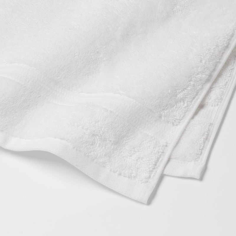 slide 3 of 5, Total Fresh Antimicrobial Hand Towel White - Threshold™: 100% Cotton, Low Lint, Machine Washable, Terry Cloth, 1 ct