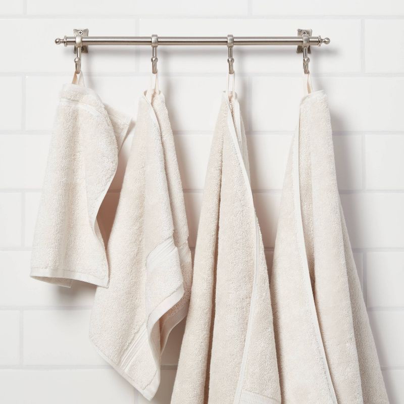 slide 2 of 5, Total Fresh Antimicrobial Bath Towel Tan - Threshold™: Heavyweight Cotton, Low Lint, Machine Washable, 1 ct