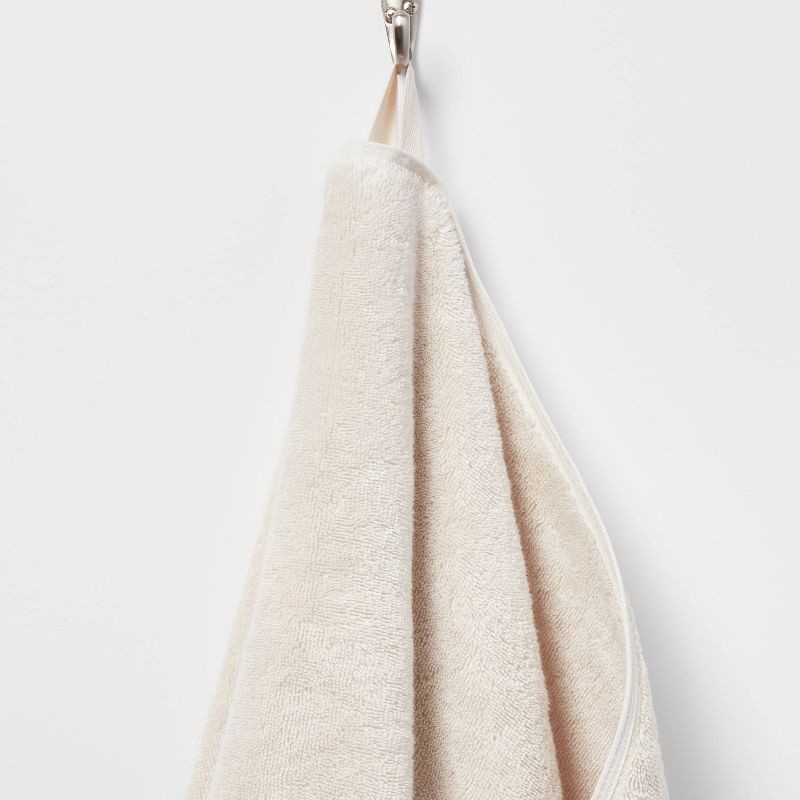 slide 5 of 5, Total Fresh Antimicrobial Bath Towel Tan - Threshold™: Heavyweight Cotton, Low Lint, Machine Washable, 1 ct