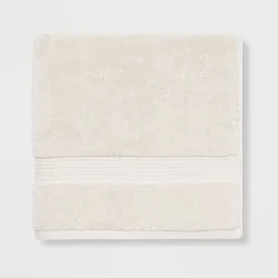 Total Fresh Antimicrobial Bath Towel Tan - Threshold™: Heavyweight Cotton, Low Lint, Machine Washable