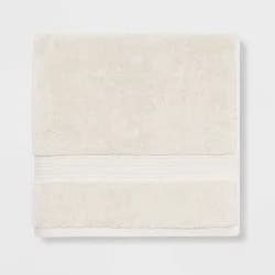 Total Fresh Antimicrobial Bath Towel Tan - Threshold™: Heavyweight Cotton, Low Lint, Machine Washable