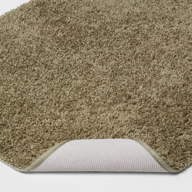 slide 3 of 3, 22"x60" Antimicrobial Bath Runner Olive Green - Threshold™, 1 ct