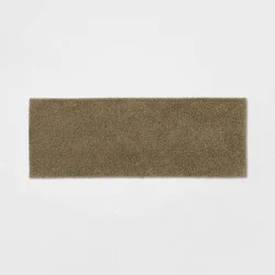 22"x60" Antimicrobial Bath Runner Olive Green - Threshold™