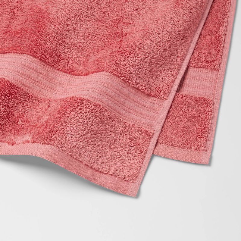 slide 3 of 5, Total Fresh Antimicrobial Oversized Bath Towel Rose Pink - Threshold™: 100% Cotton, Low Lint, Machine Washable, 1 ct