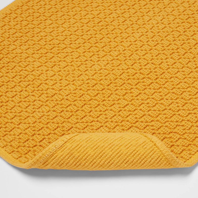 slide 3 of 3, 20"x34" Antimicrobial Bath Rug Gold - Threshold™, 1 ct
