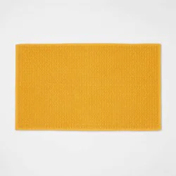 20"x34" Antimicrobial Bath Rug Gold - Threshold™