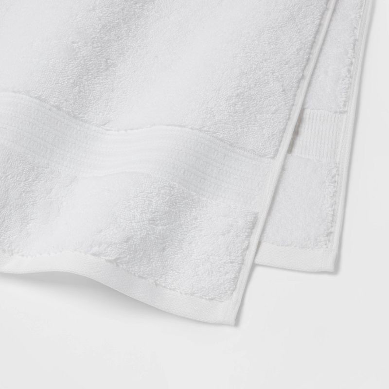 slide 3 of 5, Total Fresh Antimicrobial Bath Towel White - Threshold™: Heavyweight Cotton, Low Lint, Machine Washable, 1 ct