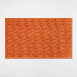20"x34" Antimicrobial Bath Rug Orange - Threshold™