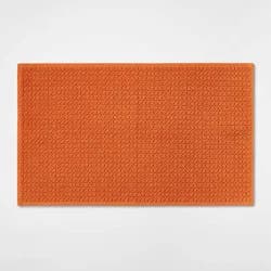 20"x34" Antimicrobial Bath Rug Orange - Threshold™