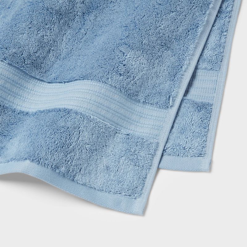 slide 3 of 5, Total Fresh Antimicrobial Bath Towel Blue - Threshold™, 1 ct