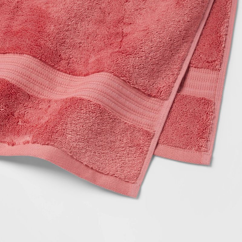 slide 3 of 5, Total Fresh Antimicrobial Bath Towel Rose Pink - Threshold™: Heavyweight Cotton, Low Lint, Machine Washable, 1 ct