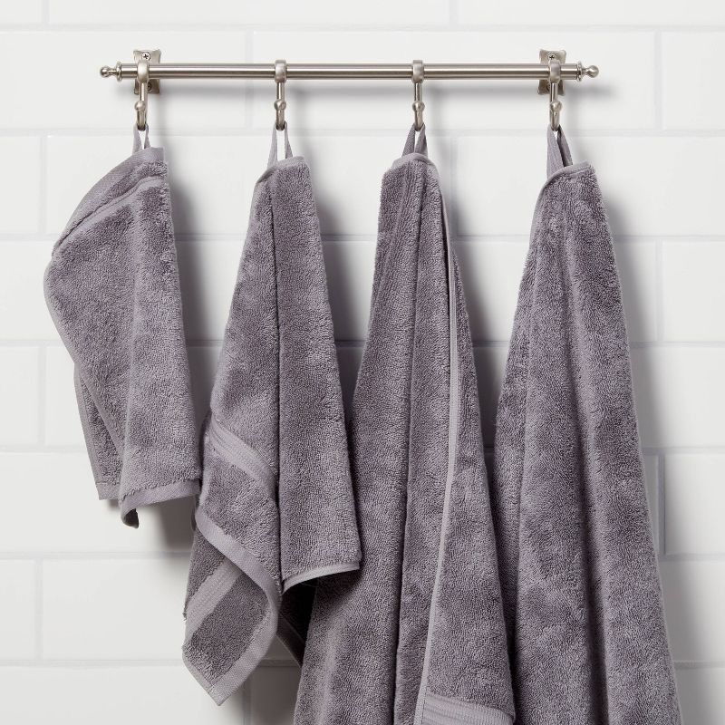 slide 2 of 5, Total Fresh Antimicrobial Bath Towel Dark Gray - Threshold™, 1 ct