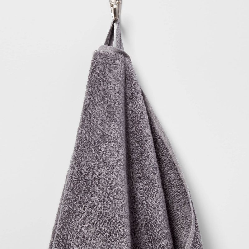 slide 5 of 5, Total Fresh Antimicrobial Bath Towel Dark Gray - Threshold™, 1 ct