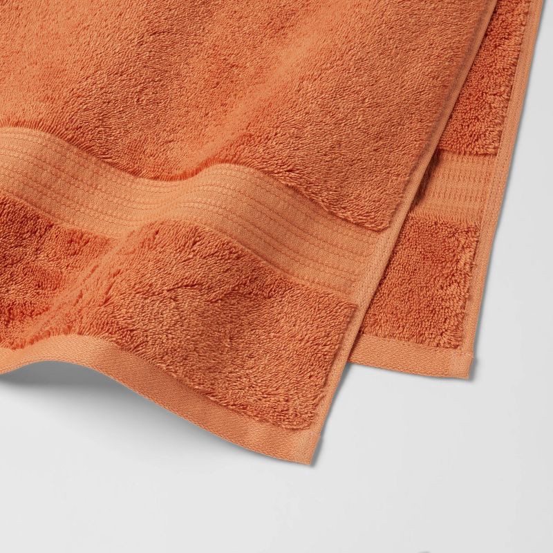 slide 3 of 5, Total Fresh Antimicrobial Bath Towel Orange - Threshold™: Heavyweight Cotton, Low Lint, Machine Washable, 1 ct