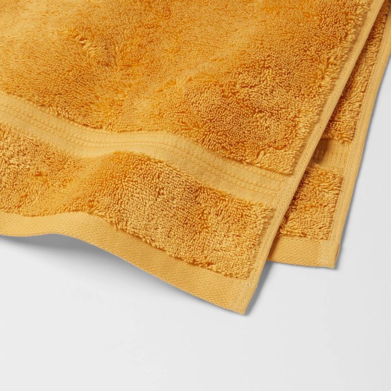 slide 3 of 5, Total Fresh Antimicrobial Hand Towel Gold - Threshold™: 100% Cotton, Low Lint, Machine Washable, 550-800 GSM, 1 ct