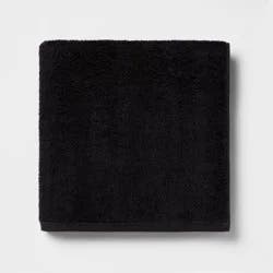 Everyday Oversized Bath Towel Black - Room Essentials™
