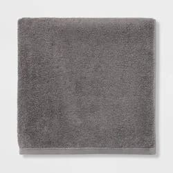 Everyday Oversized Bath Towel Dark Gray - Room Essentials™
