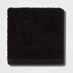 Everyday Washcloth Black - Room Essentials™