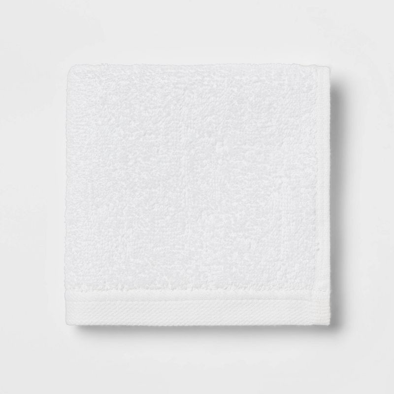 slide 1 of 4, Everyday Washcloth White - Room Essentials™, 1 ct