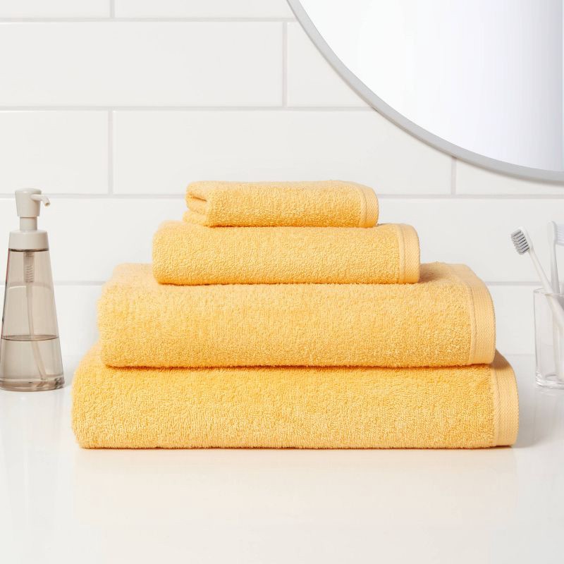 slide 2 of 4, Everyday Hand Towel Yellow - Room Essentials™, 1 ct