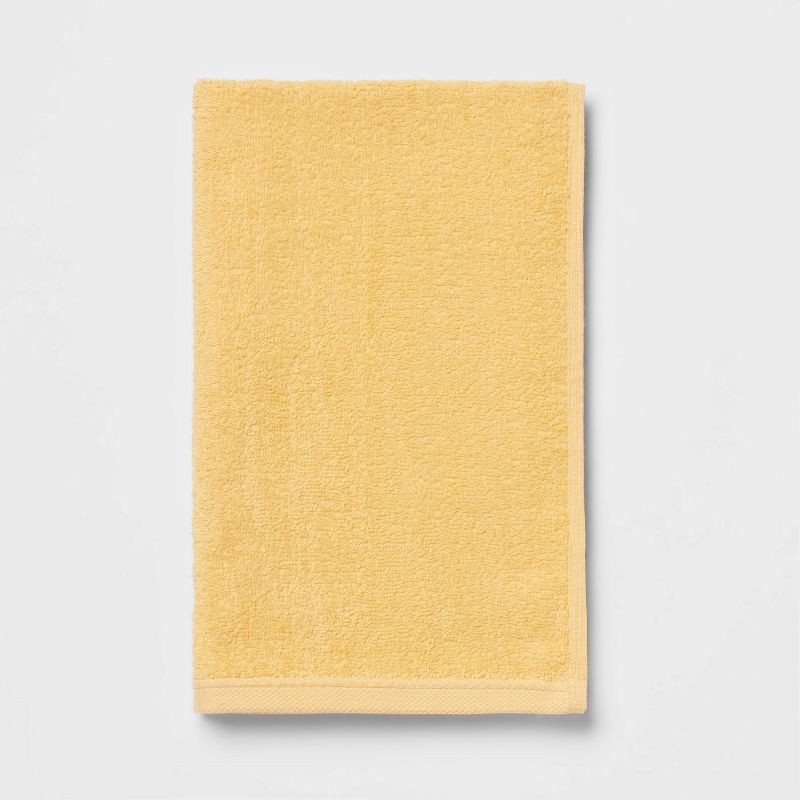 slide 1 of 4, Everyday Hand Towel Yellow - Room Essentials™, 1 ct
