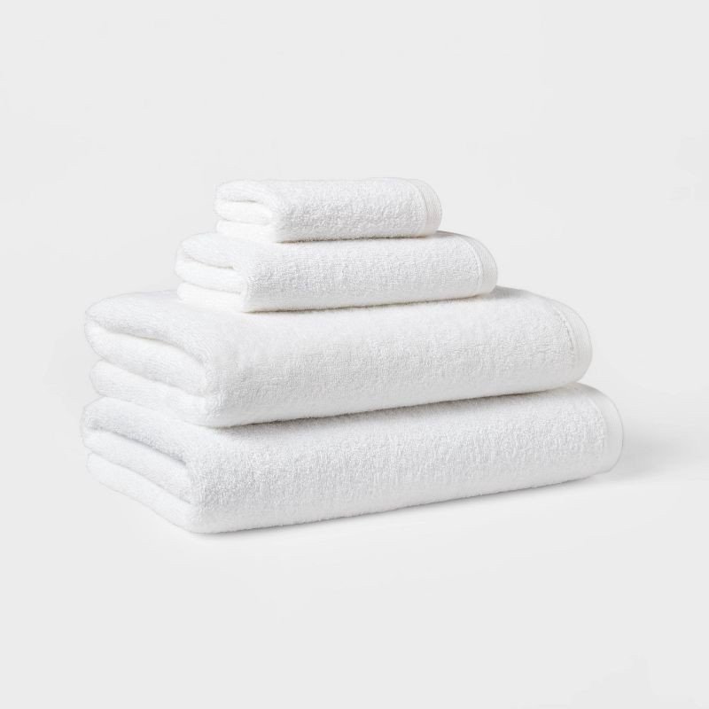 slide 4 of 4, Everyday Oversized Bath Towel White - Room Essentials™, 1 ct