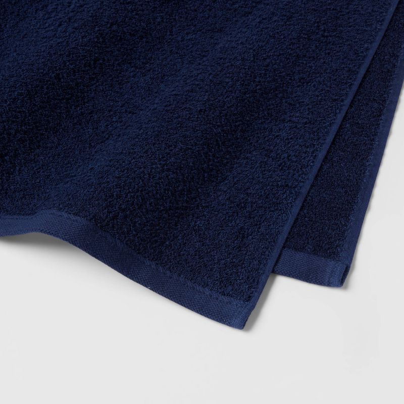 slide 3 of 4, Everyday Oversized Bath Towel Navy - Room Essentials™, 1 ct