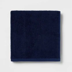 Everyday Oversized Bath Towel Navy - Room Essentials™