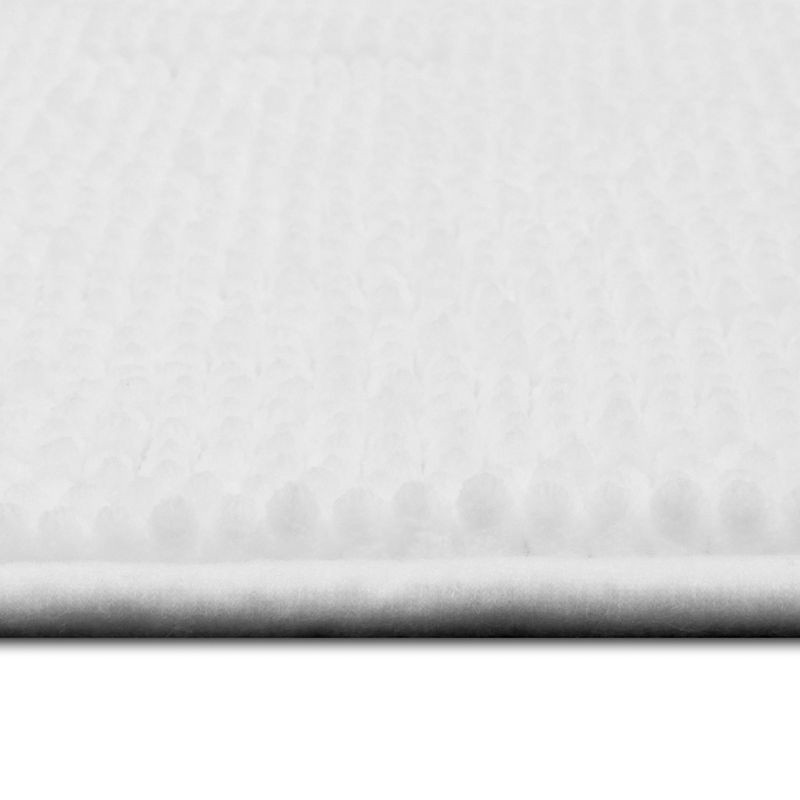 slide 7 of 7, 17"x24" Everyday Chenille Bath Rug White - Room Essentials™, 1 ct