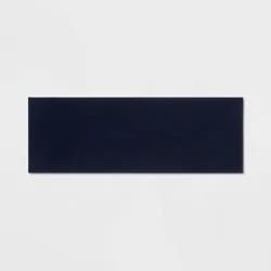 20"x58" Everyday Chenille Bath Runner Navy - Room Essentials™: Machine Washable, Tufted Recycled Polyester