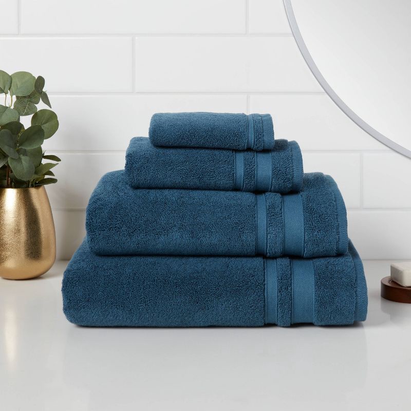 slide 2 of 4, Performance Hand Towel Teal - Threshold, 1 ct