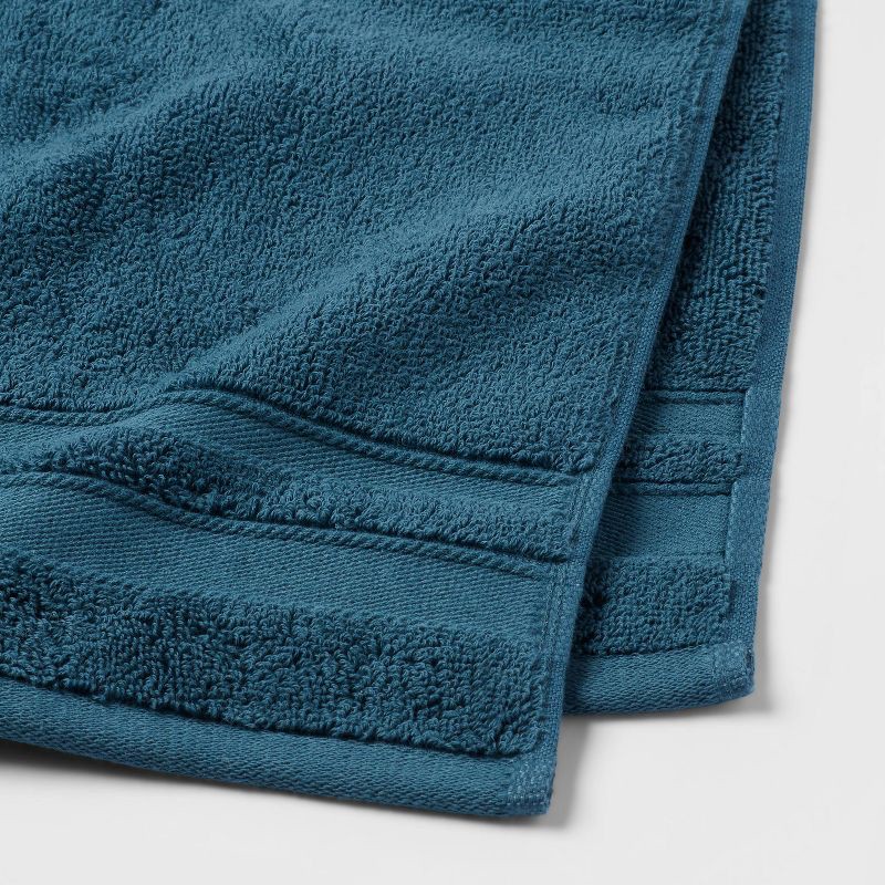 slide 3 of 4, Performance Hand Towel Teal - Threshold, 1 ct