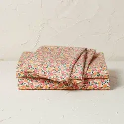 Opalhouse designed with Jungalow Full Printed Cotton Percale Sheet Set Floral - Opalhouse™ designed with Jungalow™
