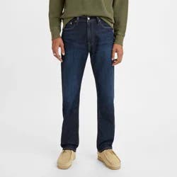 Levi's® Men's 505™ Regular Fit Straight Leg Jeans - Dark Wash 38x32: Heavyweight Denim, Mid Rise, Stretch