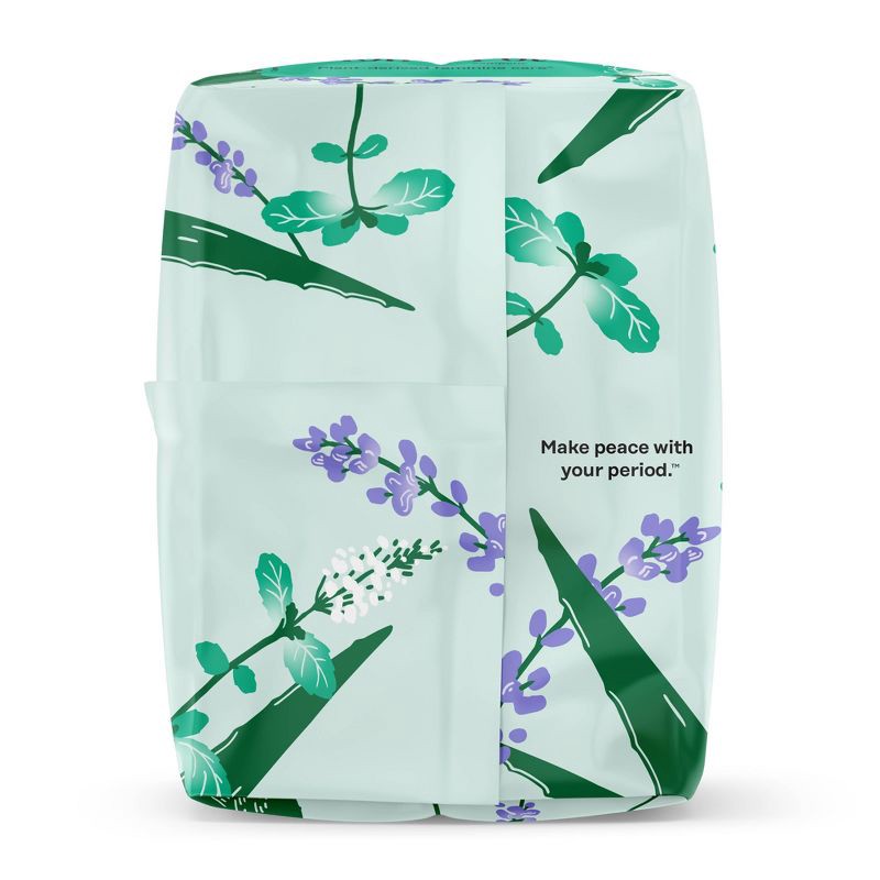 slide 13 of 15, The Honey Pot Company 100% Organic Cotton Cover Cooling Herbal Infusion Overnight Pads - 12ct, 12 ct