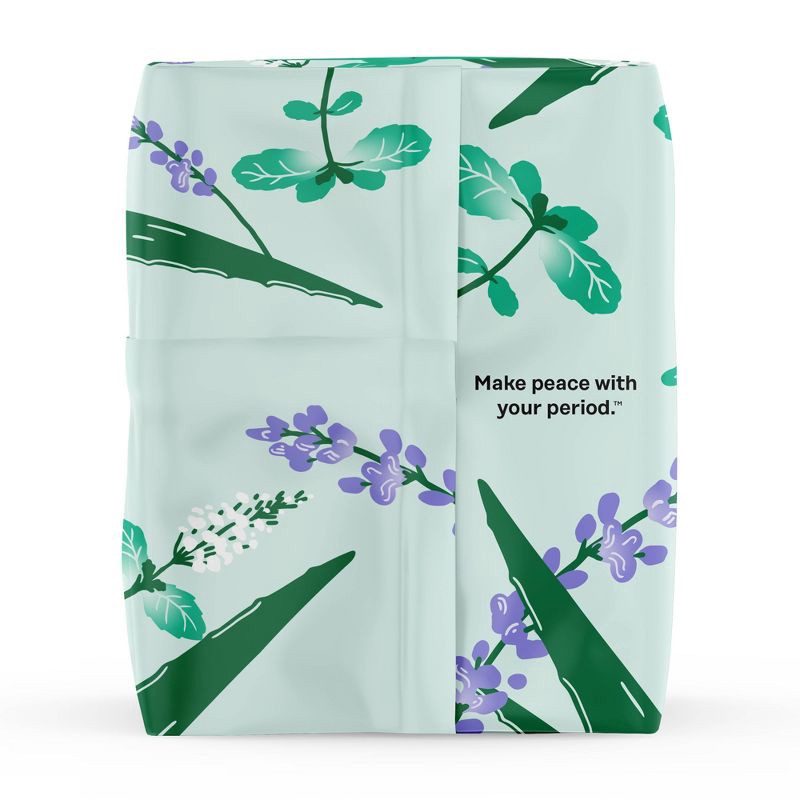 slide 13 of 15, The Honey Pot Company 100% Organic Cotton Cover Cooling Herbal Infusion Heavy Flow Daytime Pad - 16ct, 16 ct