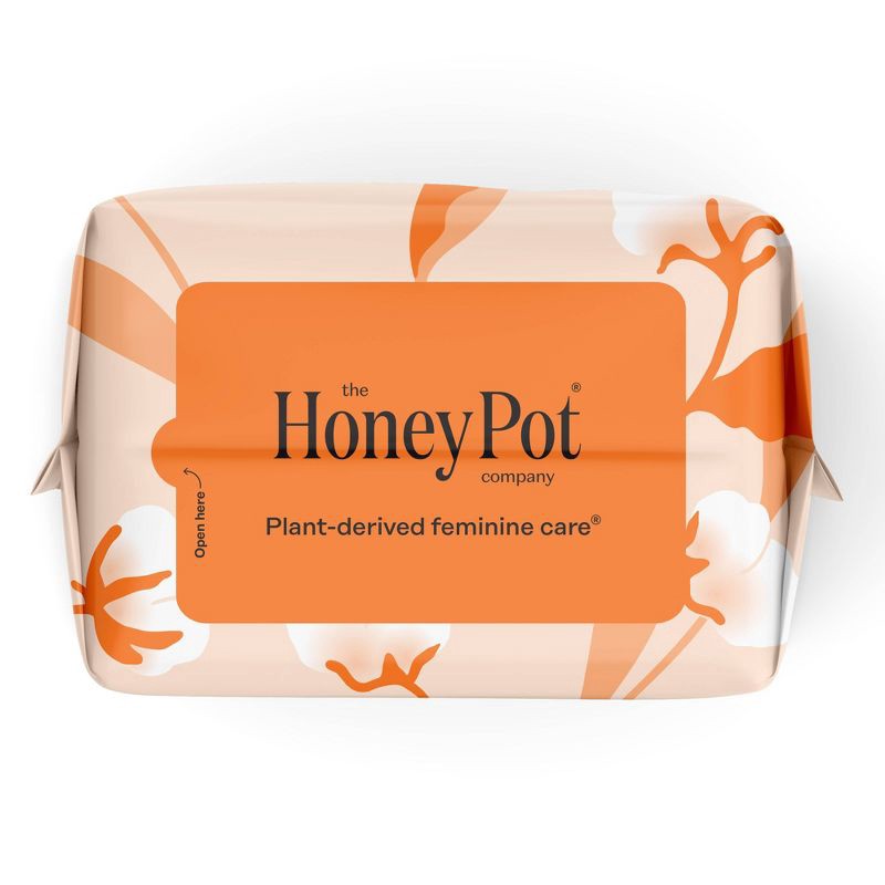 slide 15 of 15, The Honey Pot Company 100% Organic Cotton Comfort Cover Regular Pad - 20ct, 20 ct
