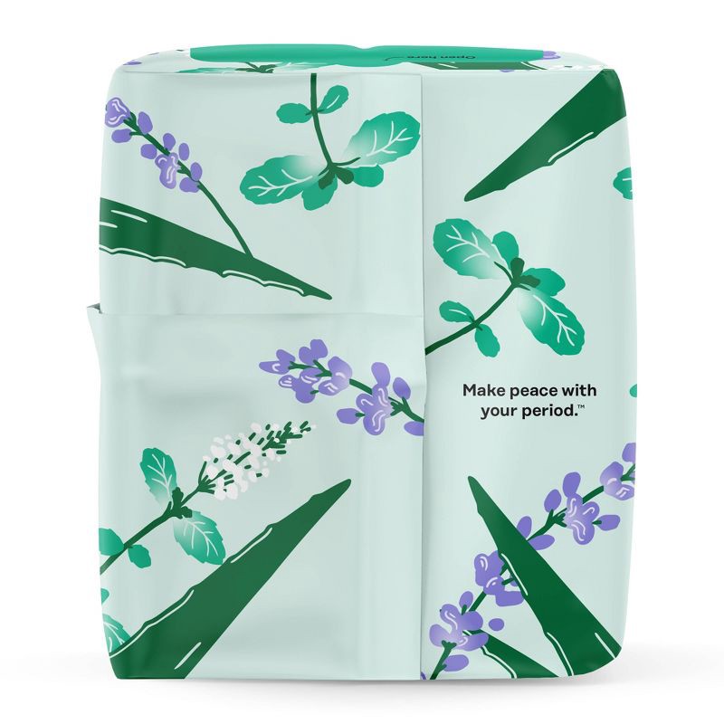 slide 13 of 15, The Honey Pot Company 100% Organic Cotton Cover Cooling Herbal Infusion Regular Pads - 20ct, 20 ct