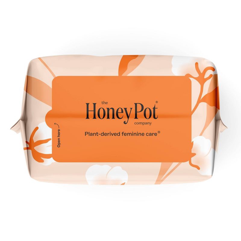 slide 15 of 15, The Honey Pot Company 100% Organic Cotton Comfort Cover Regular Liners - 30ct, 30 ct