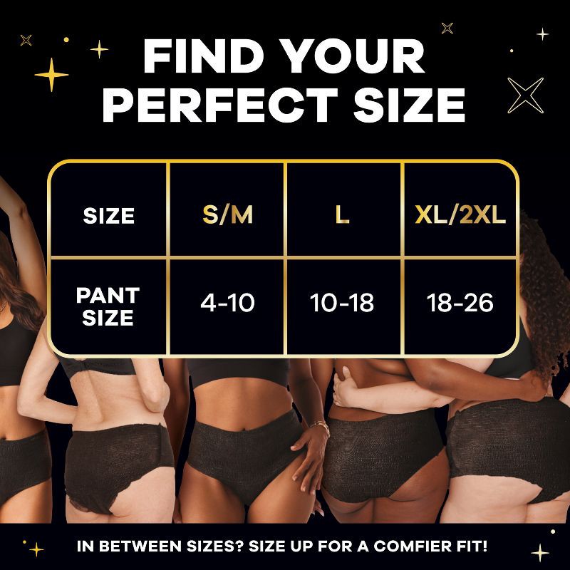 slide 7 of 11, Always ZZZ Period Underwear - L/XL - 7ct, 7 ct