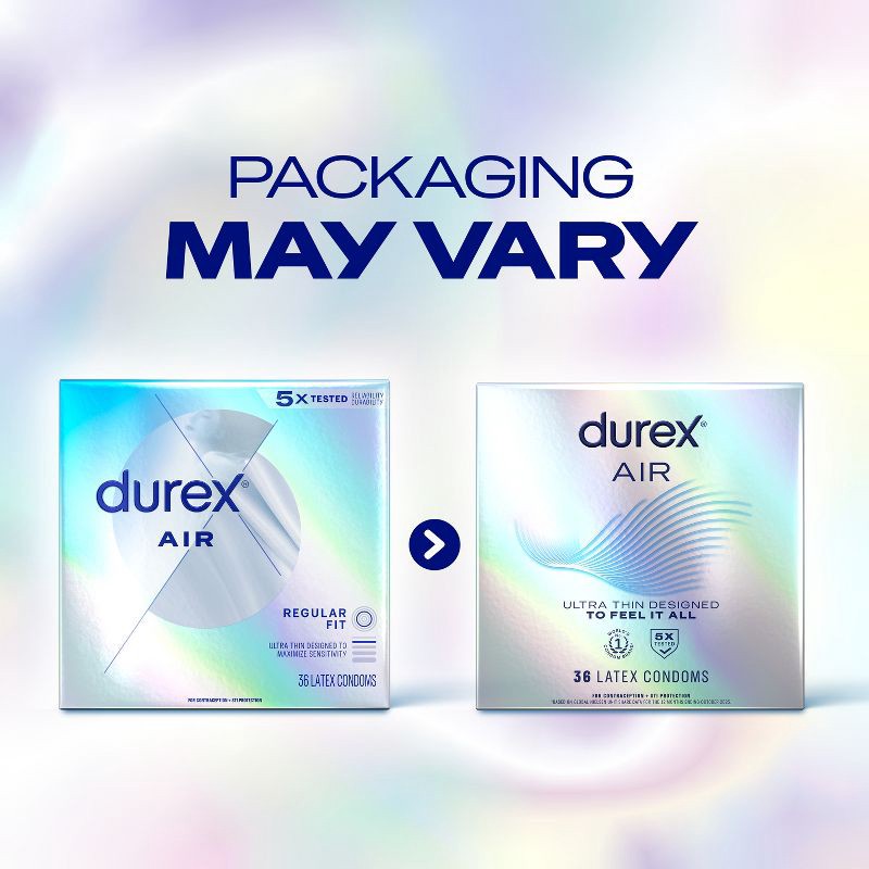 slide 17 of 17, Durex Contraceptives Air - 36ct, 36 ct