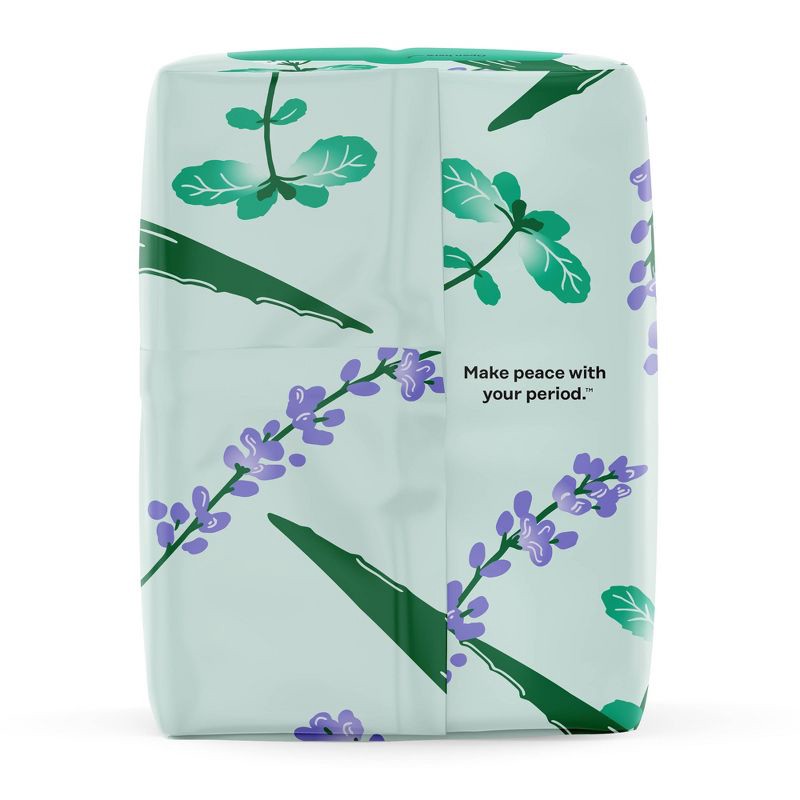 slide 13 of 15, The Honey Pot Company 100% Organic Cotton Cover Cooling Herbal Infusion Heavy Flow Overnight Pads - 16ct, 16 ct