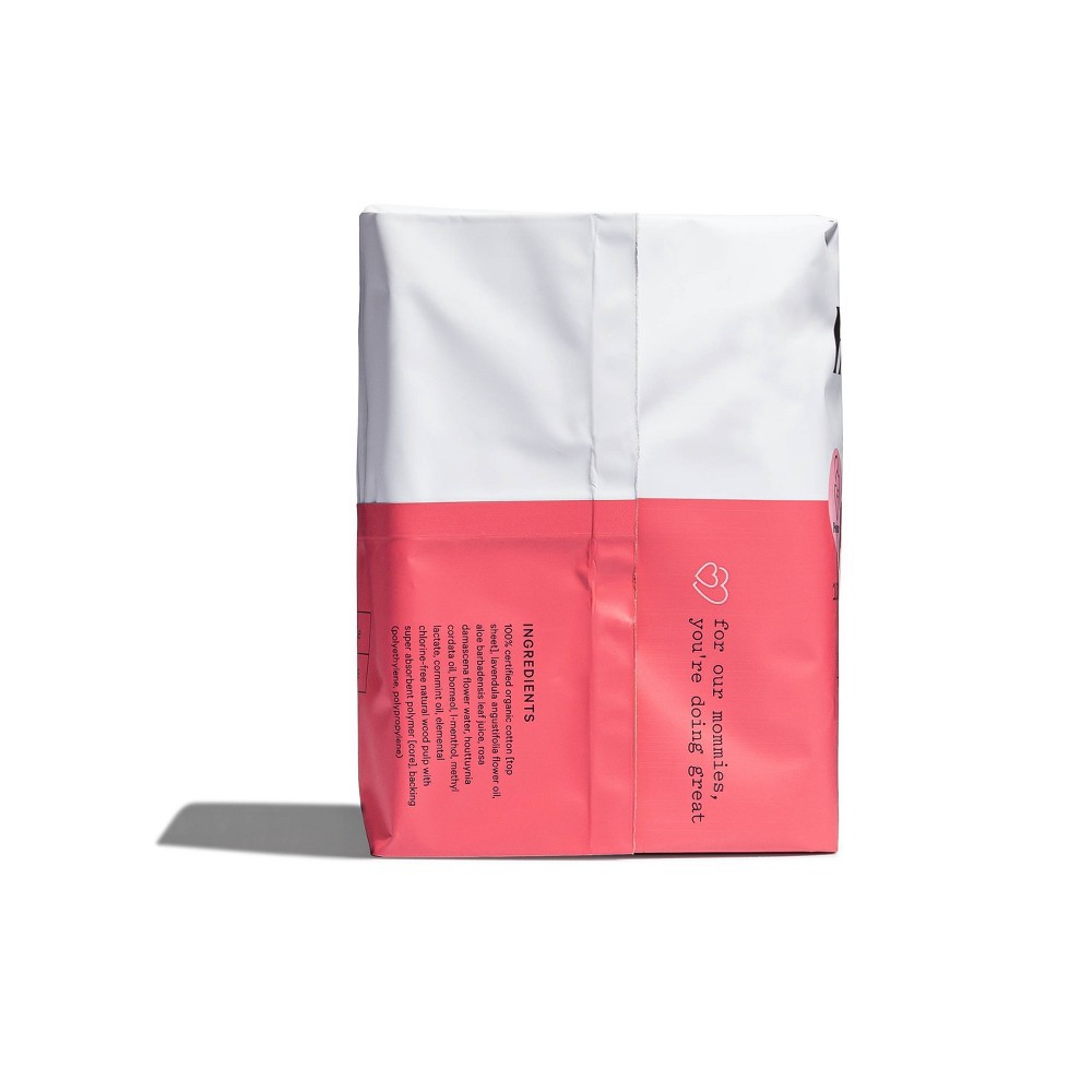 slide 3 of 6, The Honey Pot Organic Cotton Herbal Postpartum Pads - 12ct, 12 ct
