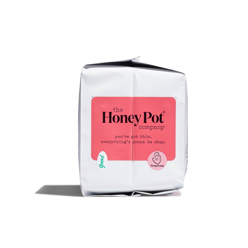 slide 5 of 6, The Honey Pot Organic Cotton Herbal Postpartum Pads - 12ct, 12 ct